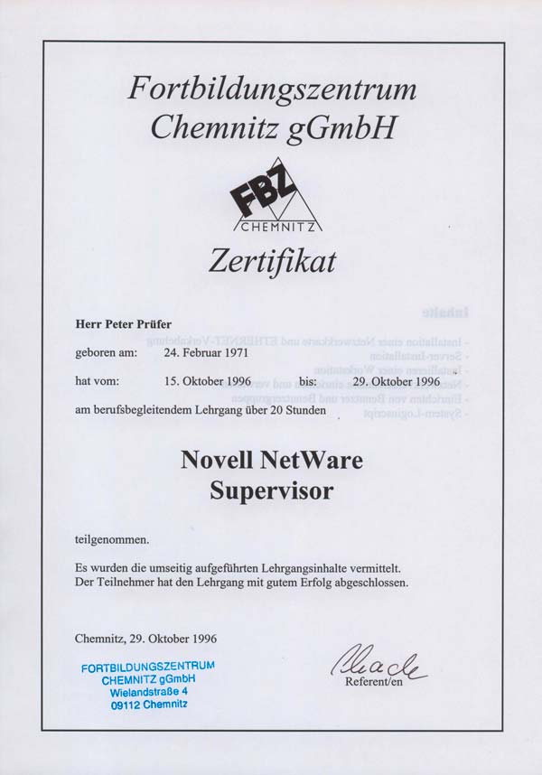 Zertifikat_Novell